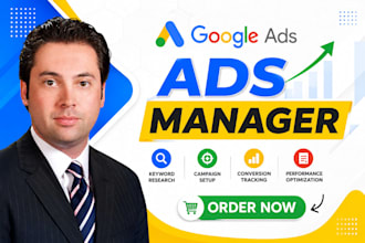 setup, manage google ads PPC campaign, adwords optimization