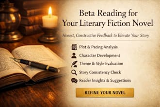 beta read your literary fiction novel