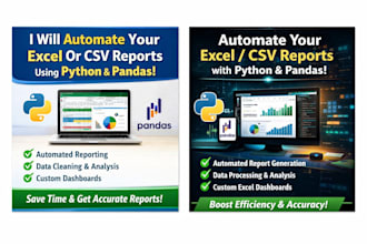 automate repetitive excel tasks and data reports with python