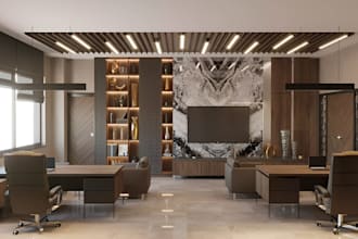 design 3d office interior with high quality 3d rendering, 3d retail store, shop