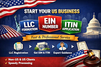 register your US llc, get ein and itin fast