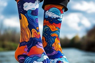 socks design unique socks design