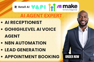 build ai voice agent with gohighlevel, retell ai, vapi ai, ai calling agent