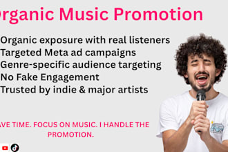 do organic music promotion for spotify and soundcloud