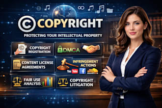 register your copyright with the US copyright office for books, music, and digit