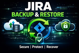 set up jira backup restore data system to prevent data loss fast