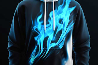 design a hoodie in a modern and trendy style