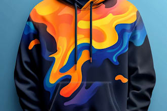 design sublimation hoodie and t shirt
