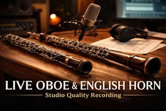 record oboe and english horn on your music project