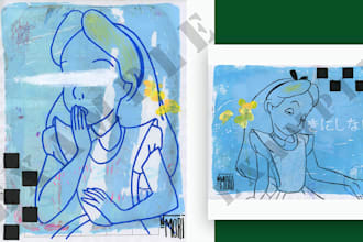 paint your favorite cartoon character