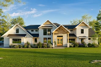 sketchup lumion or d5 photorealistic architectural rendering