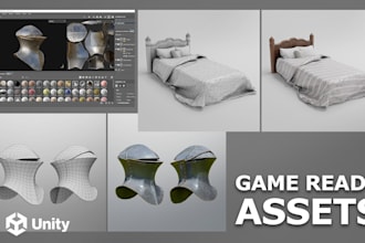 create game ready 3d assets for unreal engine and unity