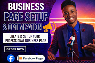 setup facebook business page and create social media