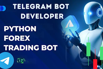 build professional telegram bot, telegram forex promotion, trading bot