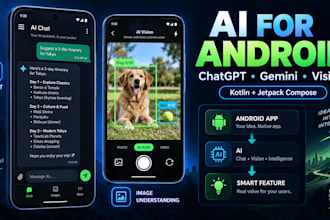 integrate ai chatgpt gemini or computer vision into your android app
