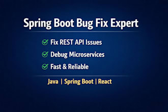 fix spring boot bugs and rest api issues