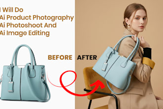 do ai product photography ai photoshoot and ai image editing