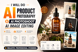 do ai product photography ai photoshoot and ai image editing