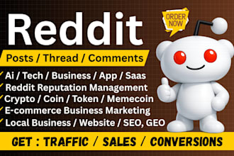 promote new startup local business web app or store products via reddit SEO post