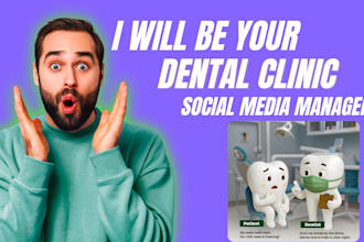 social media manager for dental clinics