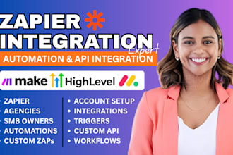 setup zapier, make com workflows automation integromat integration airtable crm