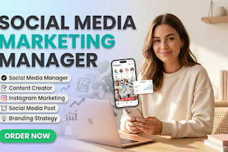 social media marketing manager social media content creator social media manager