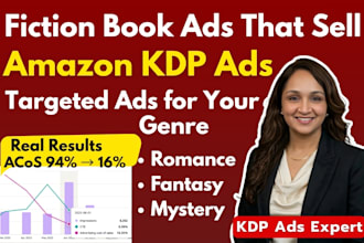 run profitable amazon KDP ads for fiction and romance books