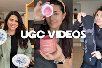 create ugc videos for unboxing or amazon products