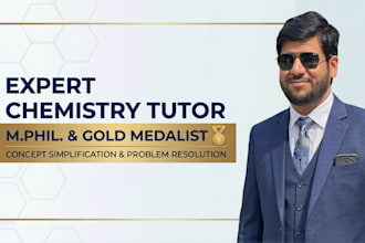be your expert tutor for chemistry and advanced chemistry problems