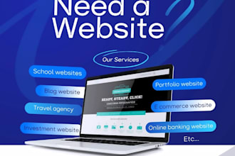 build a modern responsive website