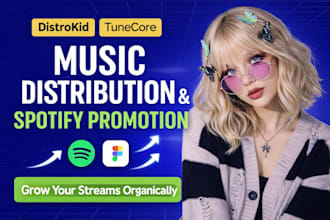do music distribution, music promotion, music manager and spotify promotion