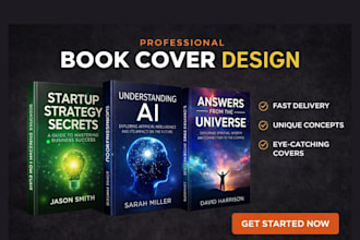 do amazon KDP book cover design kindle ebook cover design paperback cover design