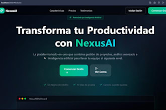 build a professional saas landing page with nextjs