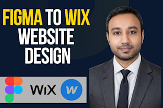 create stunning figma to wix website design or wix redesign or wix landing page
