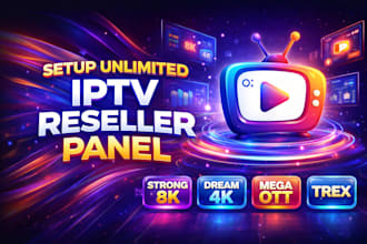 setup reseller panel lion ott, strong8k, mega ott, dream4k, trex, sup, b1g
