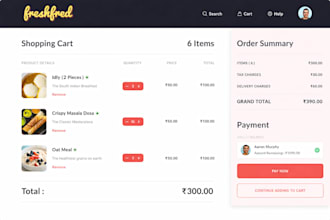 design a modern and userfriendly shopping