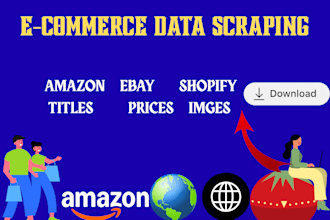 do ecommerce product data and images scraping