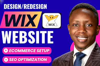 redesign wix website fix wix issue wix website design or wix business website
