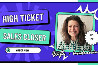 be your sales closer b2b b2c sales agent high ticket cold caller set appointment