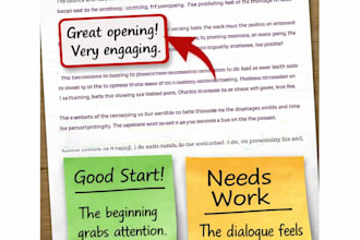 beta read your story with honest feedback