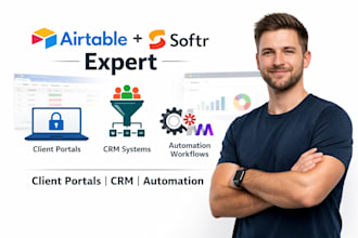 set up airtable supabase xano wix glide softr monday database design expert