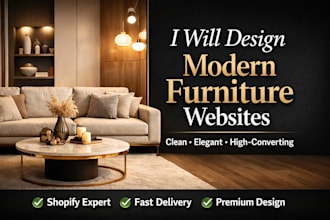 design furniture shopify store furniture website interior design store
