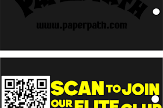 make card or poster for your company