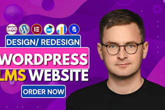 develop wordpress lms website, membership website, with learndash tutor lms
