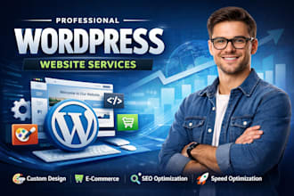 design, redesign, professional website with wordpress and elementor pro