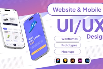 do figma website design, website ui ux design, ui ux design