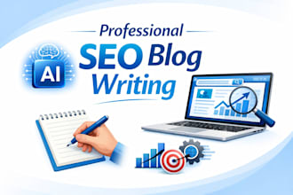 write SEO blog posts and articles using ai with human editing