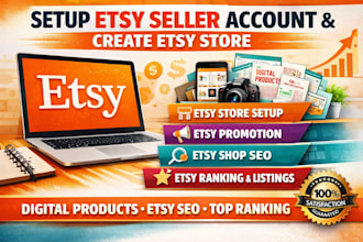 do etsy marketing etsy sales etsy store setup etsy seo etsy digital product
