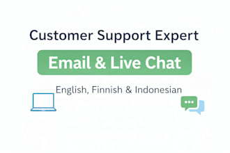 provide professional multilingual customer support via email and live chat