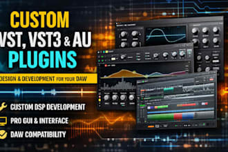build vst3 plugin, au, dsp development